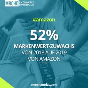 Amazon Statistik Amazon Markenwert-Zuwachs 2018 2019